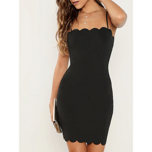 Sexy dress burnt bag hip dress