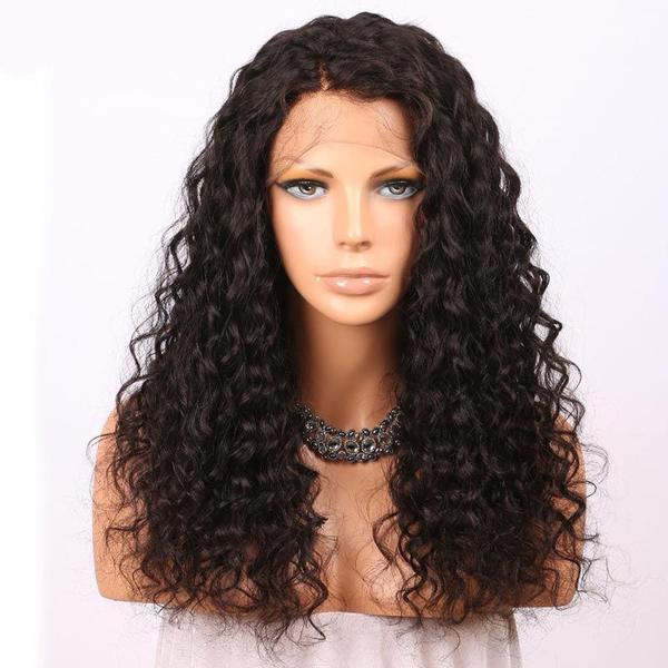 SUPERIOR LADY- Transparent Lace Deep Wave 13x4 Lace Front Wig 150% Density